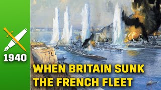 When Britain Blew Up the French Fleet  Mers El Kebir 1940 [upl. by Sible7]