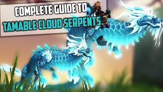 Where to Find All the Tamable Cloud Serpents and How to Tame Them  PrePatch Shadowlands Wow [upl. by Hall91]