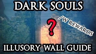 DARK SOULS Full Illusory Walls Guidew Rewards [upl. by Atiugal]