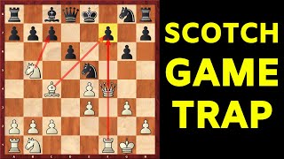 Scotch Game Chess Opening Trap [upl. by Elwin]