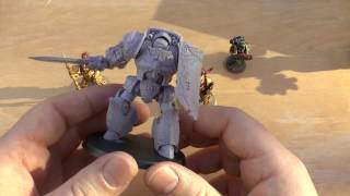 Legio Custodes ContemptorGalatus Dreadnought  Review WH40K [upl. by Aisor642]