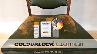 LEDER FARBE AUFFRISCHEN – COLOURLOCK LEDER FRESH Anleitung  COLOURLOCK [upl. by Byers64]