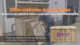 Budget Living  Kliko ombouw KLIKO met schuifdeuren [upl. by Dasie]