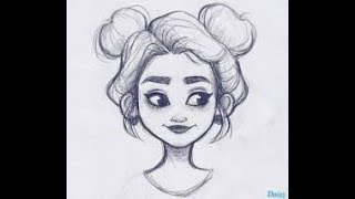 Come disegnare una ragazza breve tutorial [upl. by Nibbs]