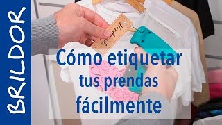 Cómo etiquetar prendas y complementos fácilmente [upl. by Nnaycnan]