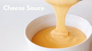 EASY HOMEMADE CHEESE SAUCE RECIPE  NACHO CHEESE SAUCE RECIPE [upl. by Ellimak]