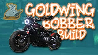 Honda Goldwing Bobber Build  Nut Cracker [upl. by Desimone]