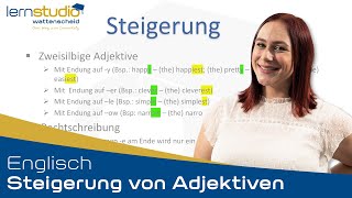 Steigerung von Adjektiven  Englisch Nachhilfe [upl. by Yrogiarc]