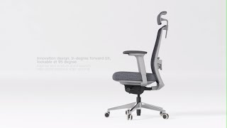 Duwinson Chaise de Bureau Ergonomique [upl. by Ladnyc561]