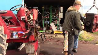 IH 584 engine rebuild Part 1 [upl. by Ffoeg]