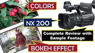 Sony NX200 4K Camera Full Review and Test Footage [upl. by Llenrac676]