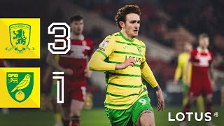 HIGHLIGHTS  Middlesbrough 31 Norwich City [upl. by Siol106]