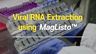 Viral RNA Extraction for testing COVID19 using MagListo™ [upl. by Giulietta745]