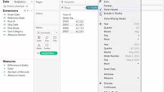 How to calculate the difference in dates with one date field in Tableau [upl. by Yema505]