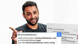 Mrwhosetheboss Answers the Webs Most Searched Questions  WIRED [upl. by Eltrym]