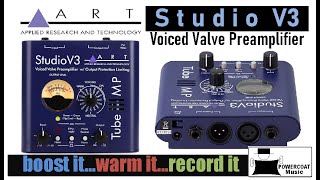 ART Studio V3 Voiced Valve Preamplifier Why and How I Use It [upl. by Ahseiuqal403]