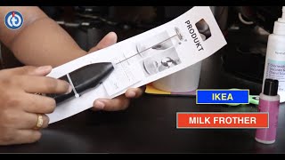 IKEA MILK FROTHER Review amp Battery Installation [upl. by Llecrad602]