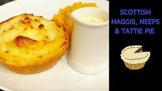 Scottish Haggis Neeps amp Tattie pie  Recipe  Burns supper [upl. by Aitret]