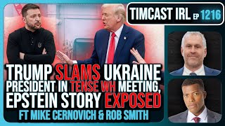 Trump SLAMS Ukraine President In TENSE WH Meeting The War MAY END w Rob Smith  Timcast IRL [upl. by Galven248]