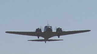 WW2 Avro Anson Mk1 startup taxi and takeoff [upl. by Jerrilyn]