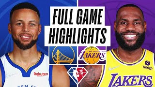 WARRIORS at LAKERS  FULL GAME HIGHLIGHTS  October 19 2021 [upl. by Yenrab]