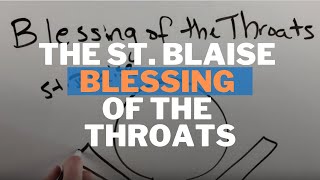 The St Blaise Blessing of the Throats Meaning and Prayer [upl. by Leach624]