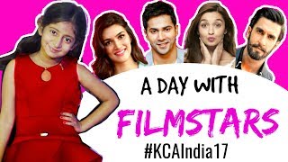 A Day with FILMSTARS  KCAIndia17 Travel MyMissAnand [upl. by Lehcyar]