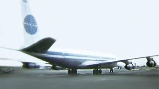 Pan American Boeing 707321B  quotBoarding amp Takeoffquot  1969 [upl. by Ahola]