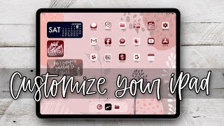 Customize your iPad Homescreen  Easy amp Aesthetic  MUST DO [upl. by Bourque251]