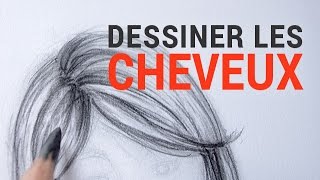 Méthode pour dessiner les cheveux [upl. by Lauren]