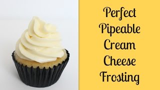 Perfectly Pipeable Cream Cheese Frosting [upl. by Narot315]