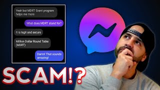 How Scammers Use Facebook Messenger To Scam [upl. by Magnum842]