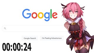 Astolfo Fate NSFW Google Speedrun [upl. by Alyakcim]