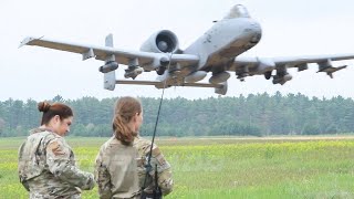 A10 Thunderbolt II Weapons Loading Fueling Landing WarthogThunderbolt II US Air Force [upl. by Lehpar]