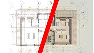 Rendered 2D Floor Plans in Revit Tutorial [upl. by Anaoy]