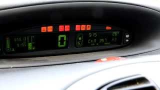 Citroen Xsara Picasso electronic dashboard and board computer HD [upl. by Yaniv]