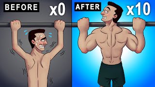 Go from 0 to 10 PullUps FAST [upl. by Bartolemo]