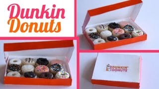 Dunkin Donuts  Polymer Clay Doughnut Tutorial [upl. by Alessandro]