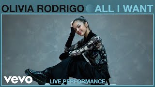 Olivia Rodrigo  All I Want Live Performance  Vevo [upl. by Irehj]