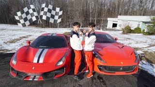 Ferrari 488 Pista vs Ferrari 812 Superfast DRAG amp ROLL RACING [upl. by Atirb]