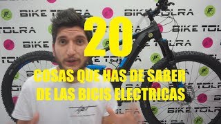 TODO SOBRE LAS BICICLETAS ELÉCTRICAS [upl. by Losse526]