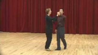 Beginner Social Foxtrot  Basic Step Ballroom Dance Lesson [upl. by Zinah]