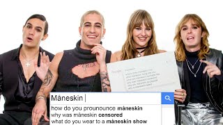 Måneskin Answer the Webs Most Searched Questions  WIRED [upl. by Nuhsal]