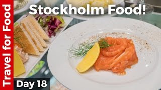 Swedish Food in Stockholm MeltInYourMouth Dill Cured Salmon [upl. by Loats]