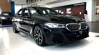 2021 BMW 5 Series 530i M Sport Exterior amp Interior  Walkaround [upl. by Ohcamac]