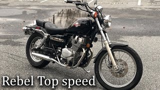 How Fast can the Honda 250 Rebel really go [upl. by Ahseinod]