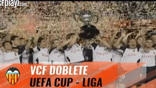 The Valencia CF Doblete 2004 UEFA CUP AND LA LIGA [upl. by Chemush]