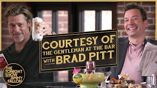 Courtesy of the Gentleman at the Bar w Brad Pitt [upl. by Amado]