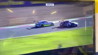 Porsche Carrera cup crash at Brands Hatch 2022 [upl. by Boehmer296]