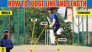 HOW TO JUDGE BALL’S LINE AND LENGTH IN BATTING  TECHNIQUE DRILLS AND TIPS  HINDI CRICKET COACHING [upl. by Atteloc904]